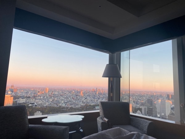 リッツカールトン東京の部屋からの眺め
