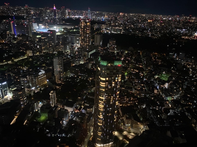 リッツカールトン東京の夜景