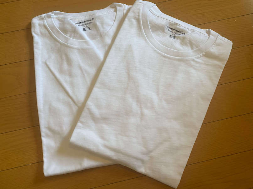 AmazonエッセンシャルズのパックTシャツ